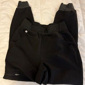 Figs black joggers XSP *missing drawstring
